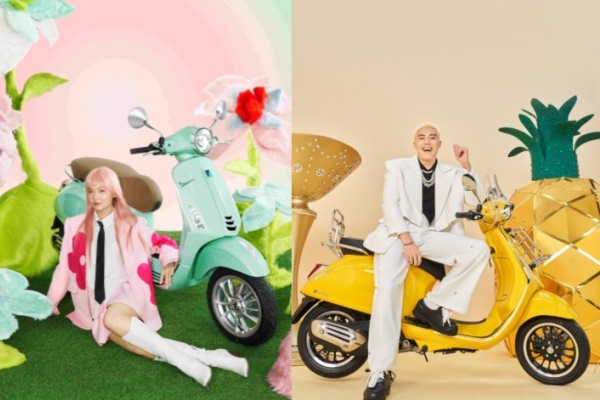 Thế giới đa sắc trong bộ sưu tập màu mới của Vespa 2023