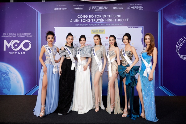 Top 59 Hoa hậu Hoàn vũ Việt Nam đọ sắc trong chương trình công bố
