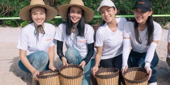 Top 3 Hoa hậu Hoàn vũ Việt Nam 2022 cùng thả rùa về biển tại Côn Đảo