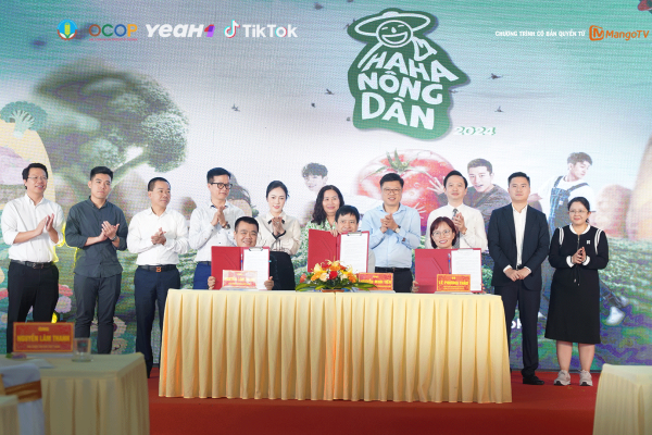 YeaH1 ký hợp tác với Bộ Nông nghiệp và TikTok sản xuất HaHa Nông Dân