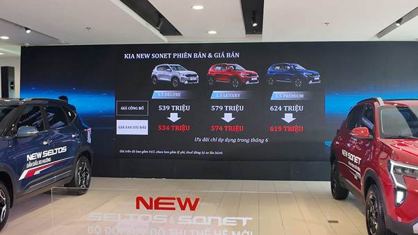 Bộ đôi Kia Seltos và Sonet được THACO giới thiệu gây sốt