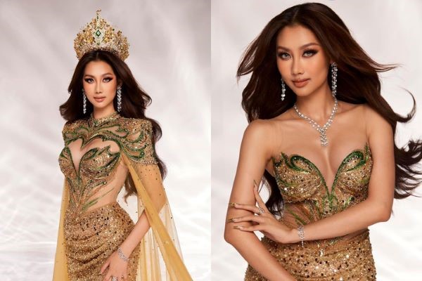 Đi thi quốc tế, Hoa hậu Quế Anh gây tranh cãi với nhan sắc khác lạ