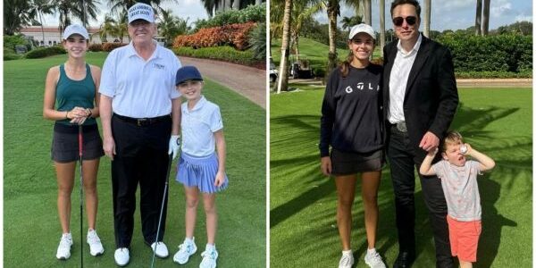 Ông Trump đến sân golf cùng tỉ phú Elon Musk